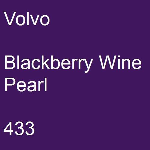 Volvo, Blackberry Wine Pearl, 433.